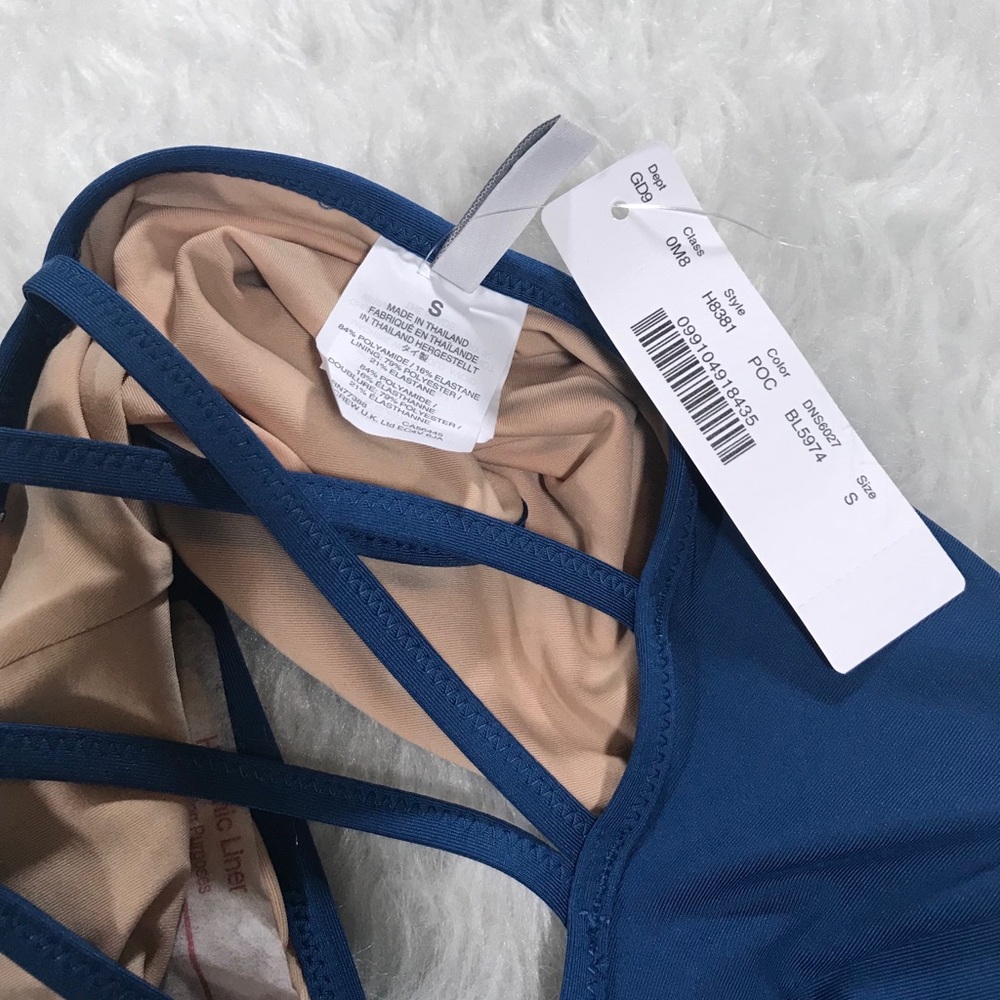 NWT J. Crew Playa Montauk Crossback 1 Pc - Pacific - Picture 4 of 8